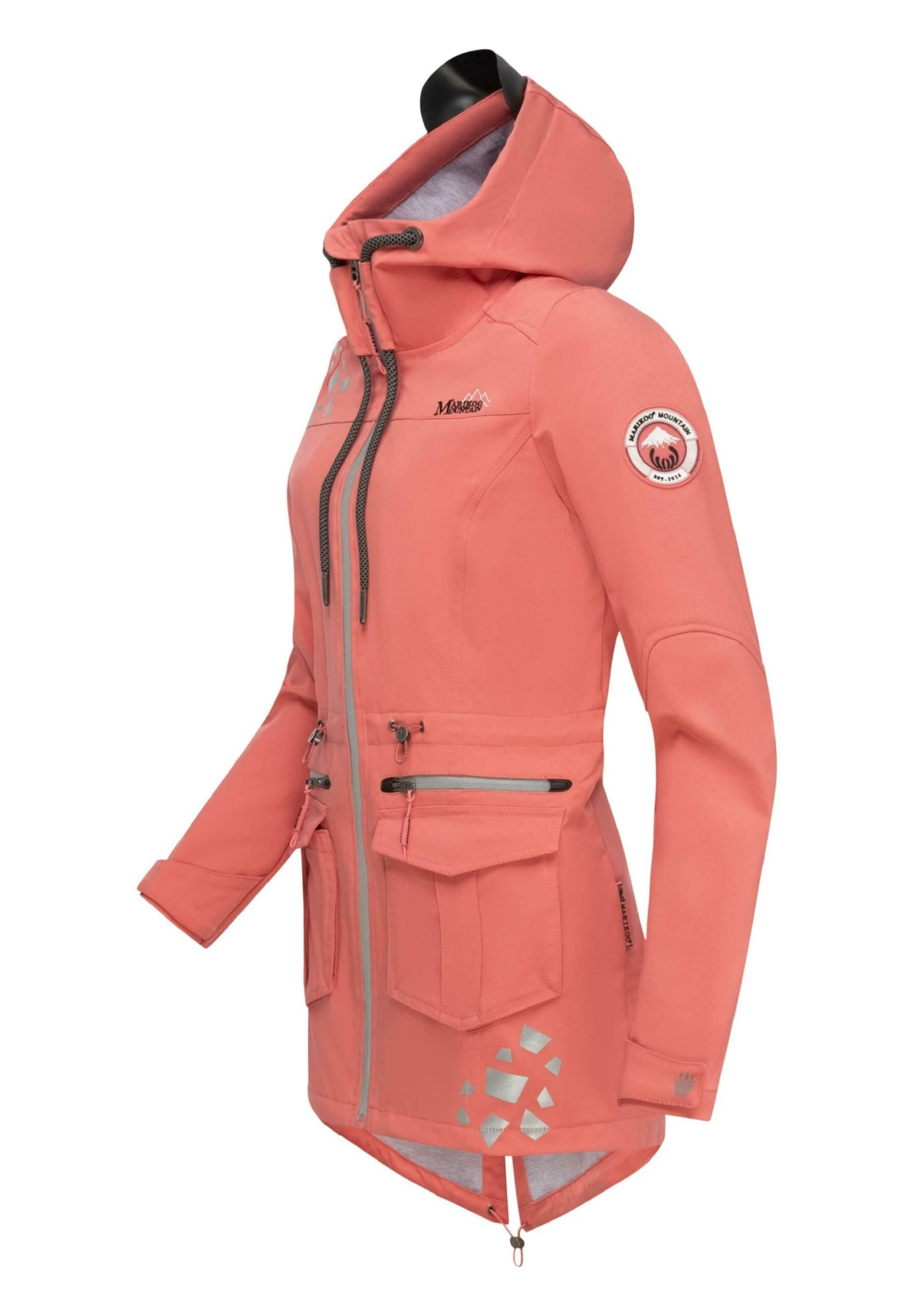 Marikoo Ulissaa - Impermeable - Rose Coral 4 Marikoo Ulissaa - Impermeable - Rose Coral - Imagen 2