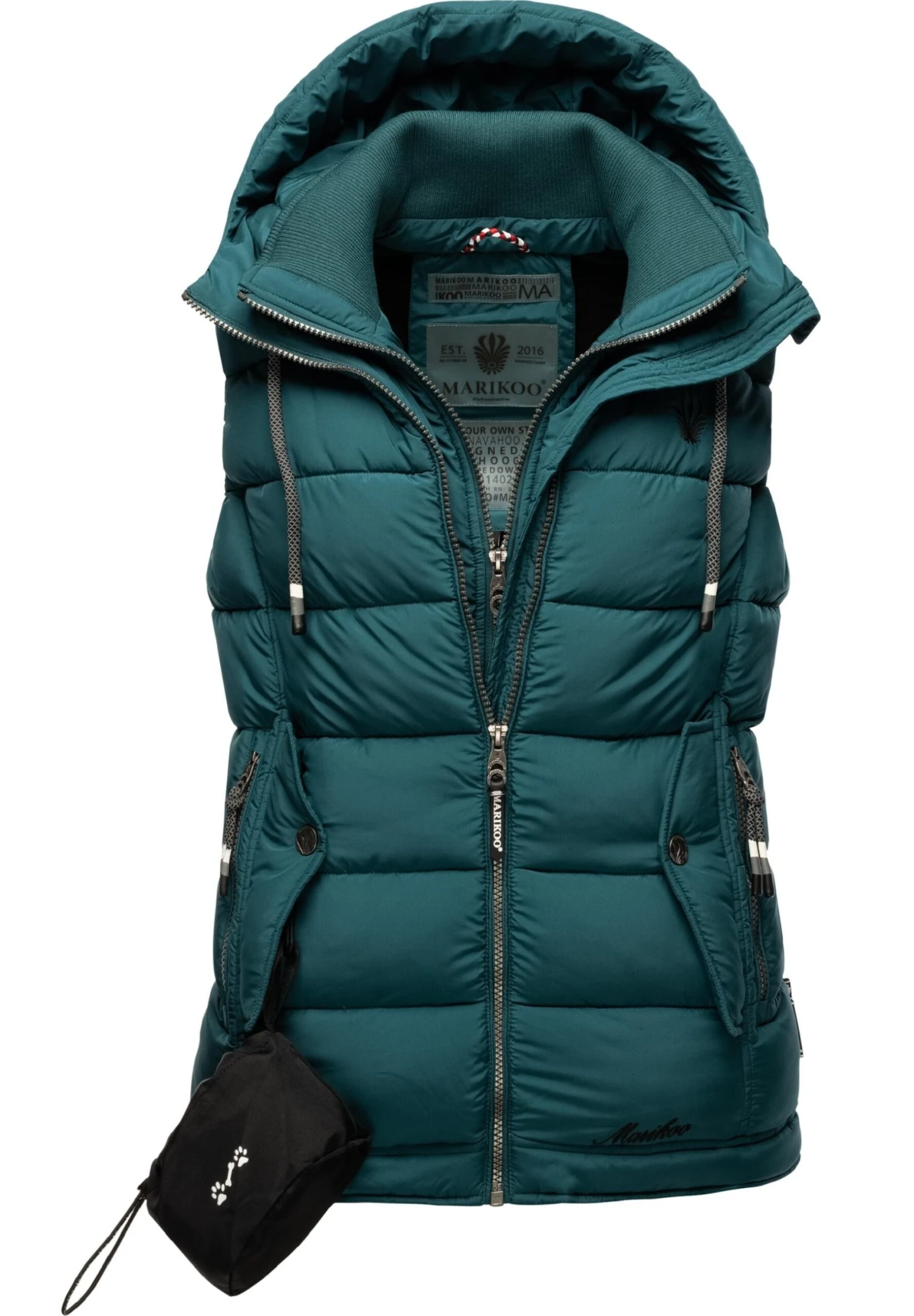 Marikoo Taisaa - Chaleco - Ocean Green 8 Marikoo Taisaa - Chaleco - Ocean Green - Imagen 6