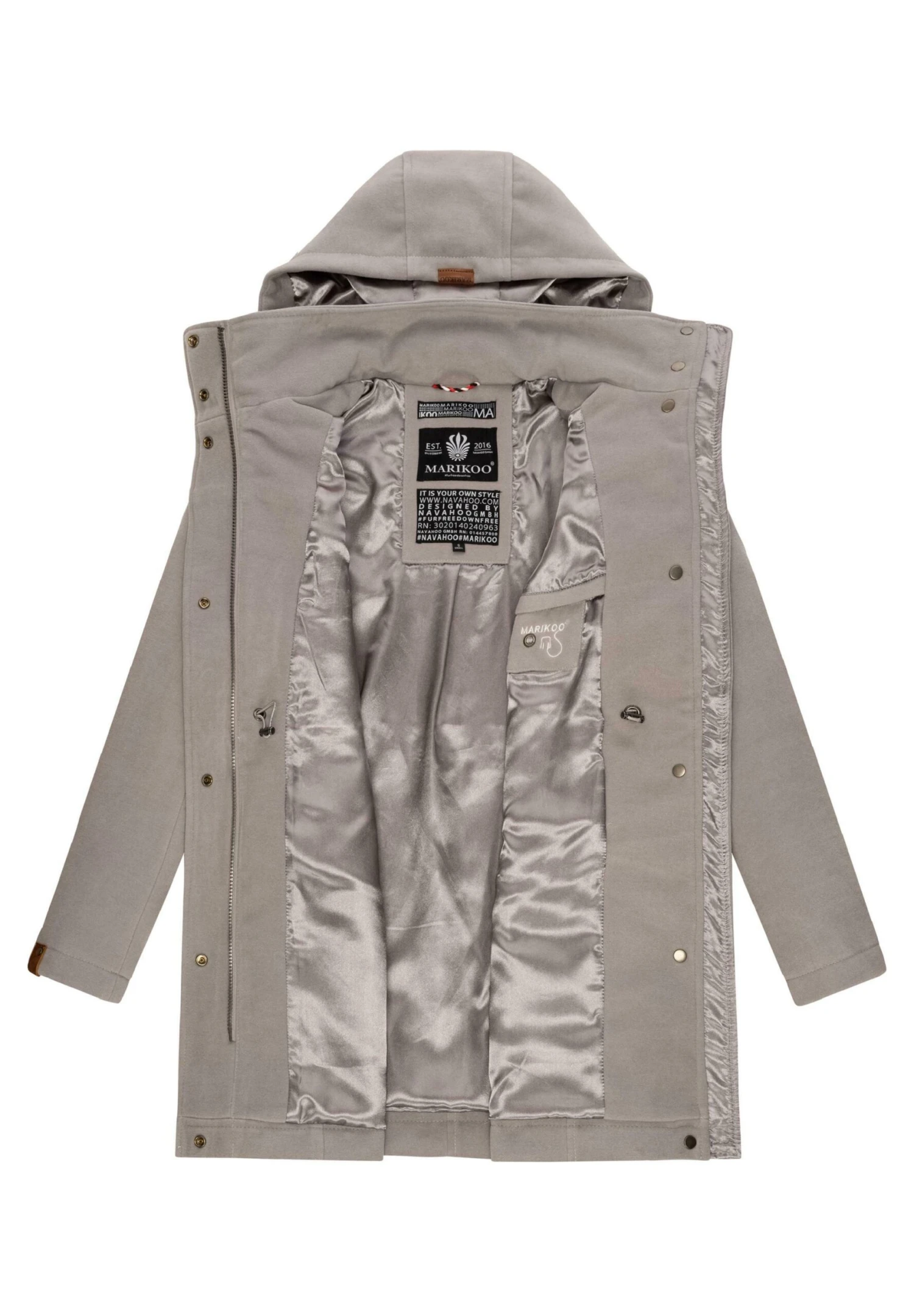 Marikoo Leilaniaa - Abrigo De Invierno - Zinc Grey 5 Marikoo Leilaniaa - Abrigo De Invierno - Zinc Grey - Imagen 3