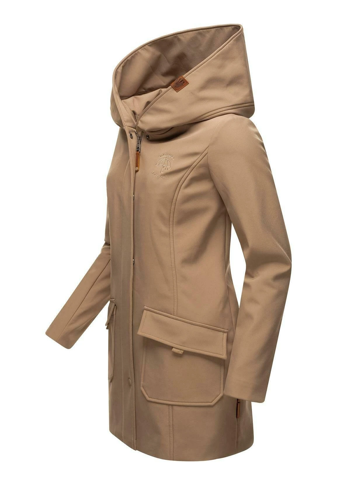 Marikoo Mayleen - Impermeable - Taupe 8 Marikoo Mayleen - Impermeable - Taupe - Imagen 6
