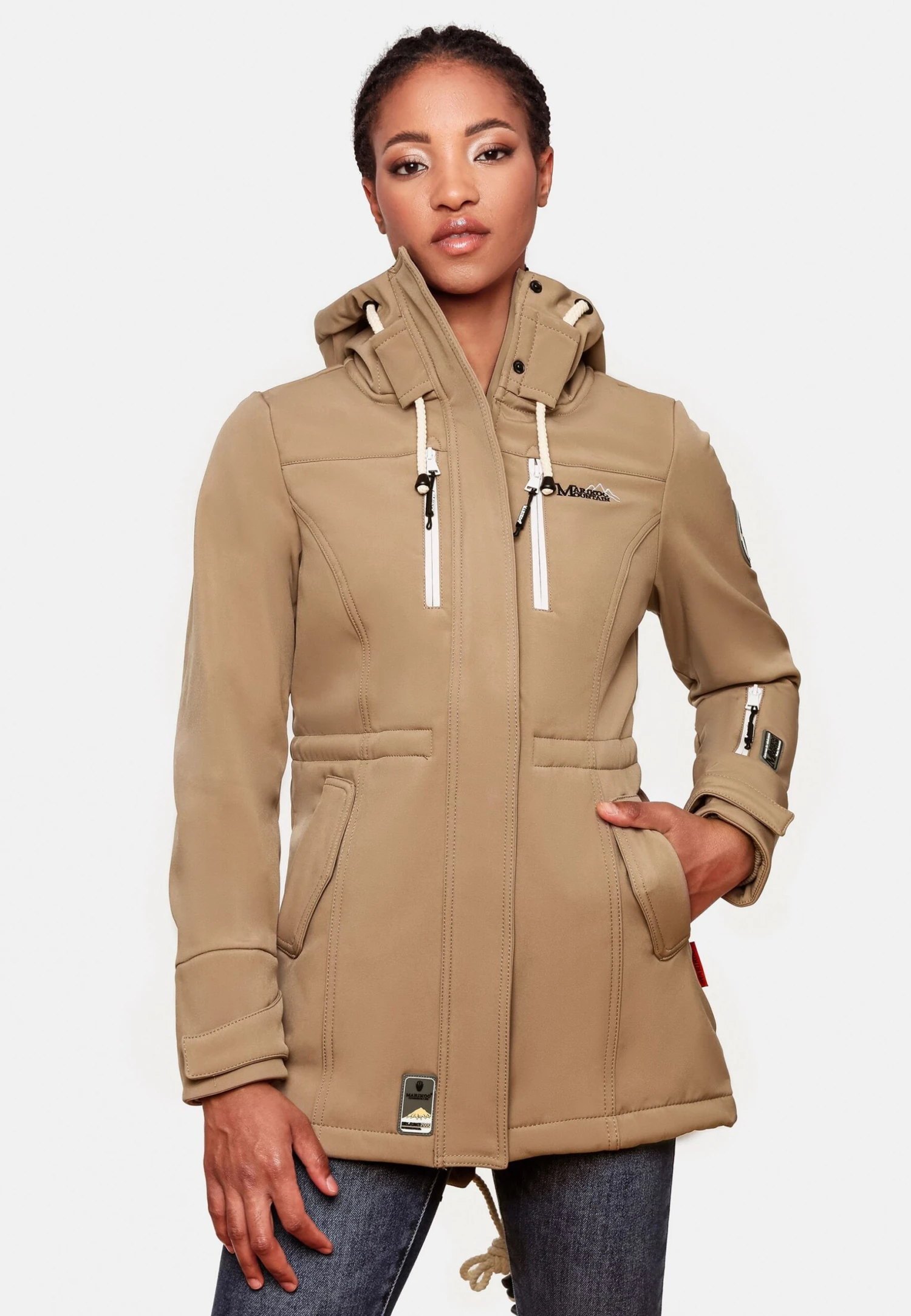 Marikoo Zimtzicke - Parka - Taupe Grey 3 Marikoo Zimtzicke - Parka - Taupe Grey