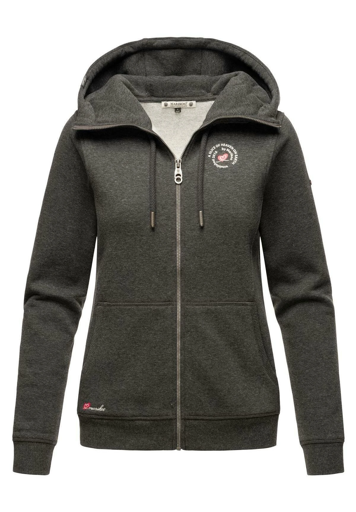 Marikoo Setsunaa - Sudadera Con Cremallera - Darkgreymelange 6 Marikoo Setsunaa - Sudadera Con Cremallera - Darkgreymelange - Imagen 5