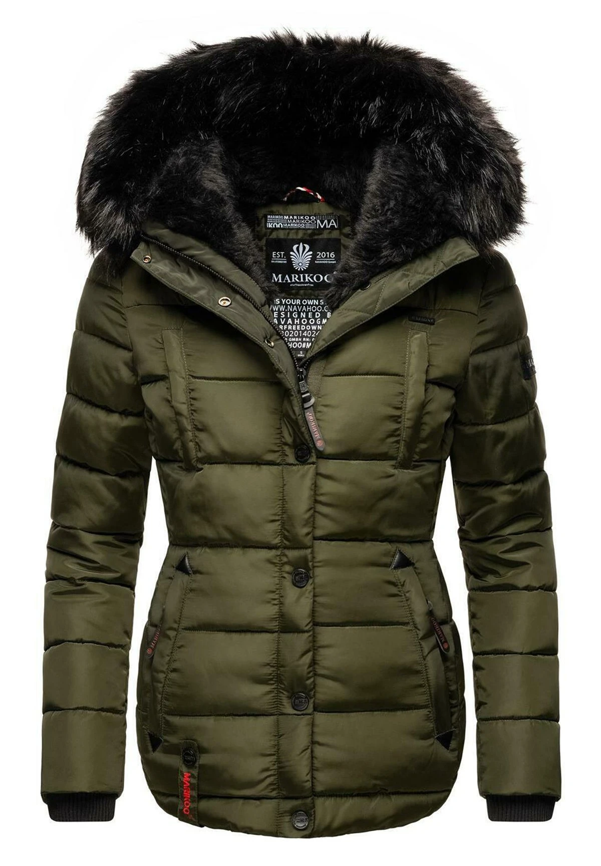Marikoo Lotusblüte - Chaqueta De Invierno - Olive 7 Marikoo Lotusblüte - Chaqueta De Invierno - Olive - Imagen 5