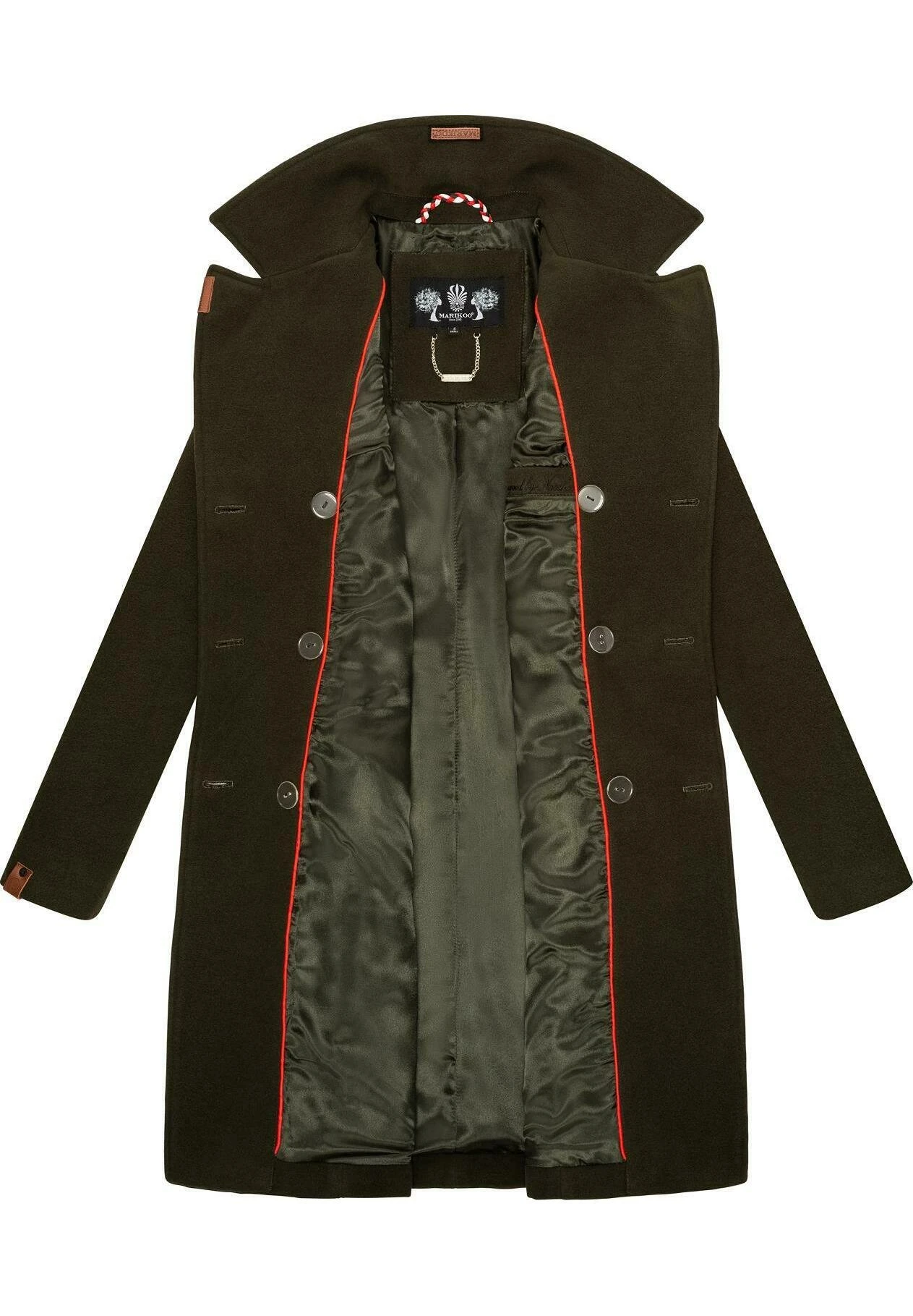 Marikoo Nanakoo - Abrigo Clásico - Dark Green 6 Marikoo Nanakoo - Abrigo Clásico - Dark Green - Imagen 4