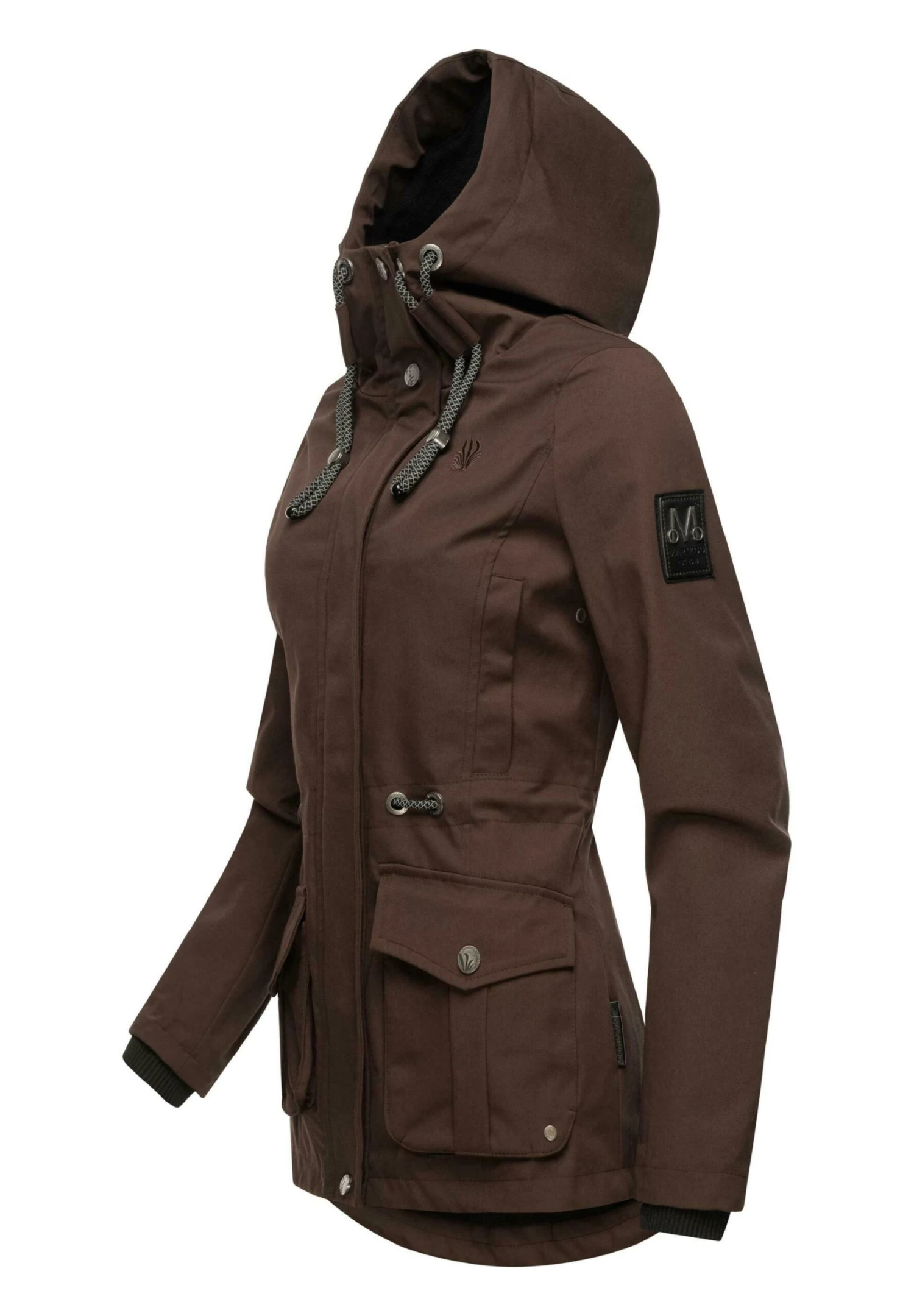 Marikoo Babetaa- Parka - Dark Choco 4 Marikoo Babetaa- Parka - Dark Choco - Imagen 2