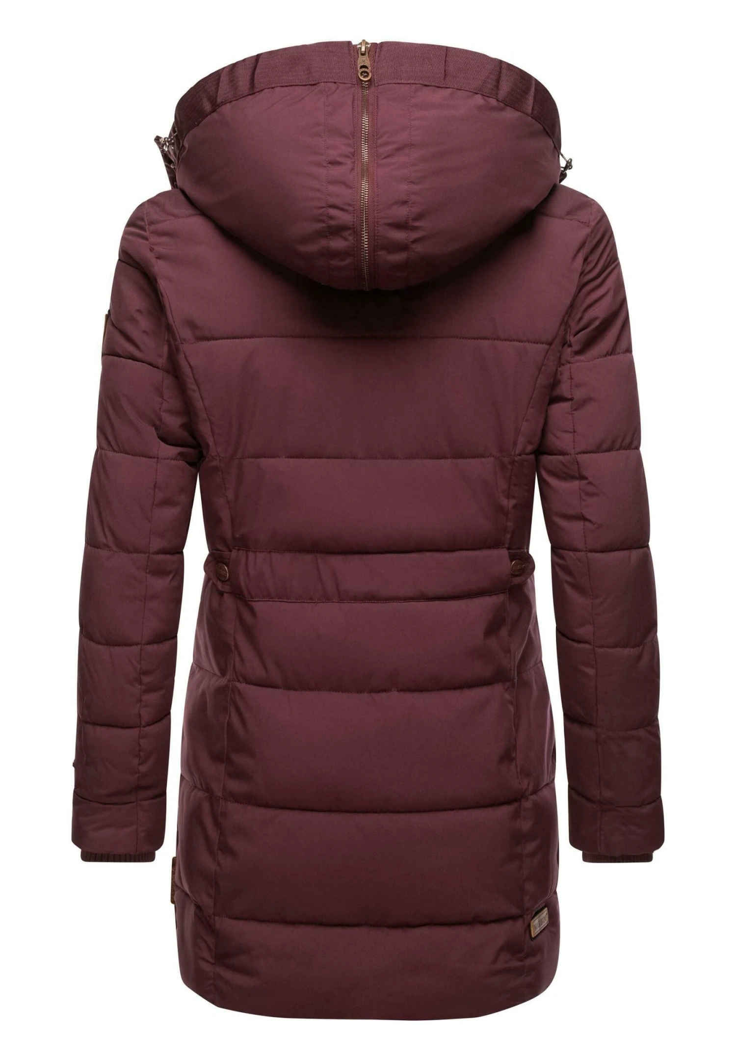 Marikoo Lieblings - Abrigo De Invierno - Dark Red Melange 8 Marikoo Lieblings - Abrigo De Invierno - Dark Red Melange - Imagen 6