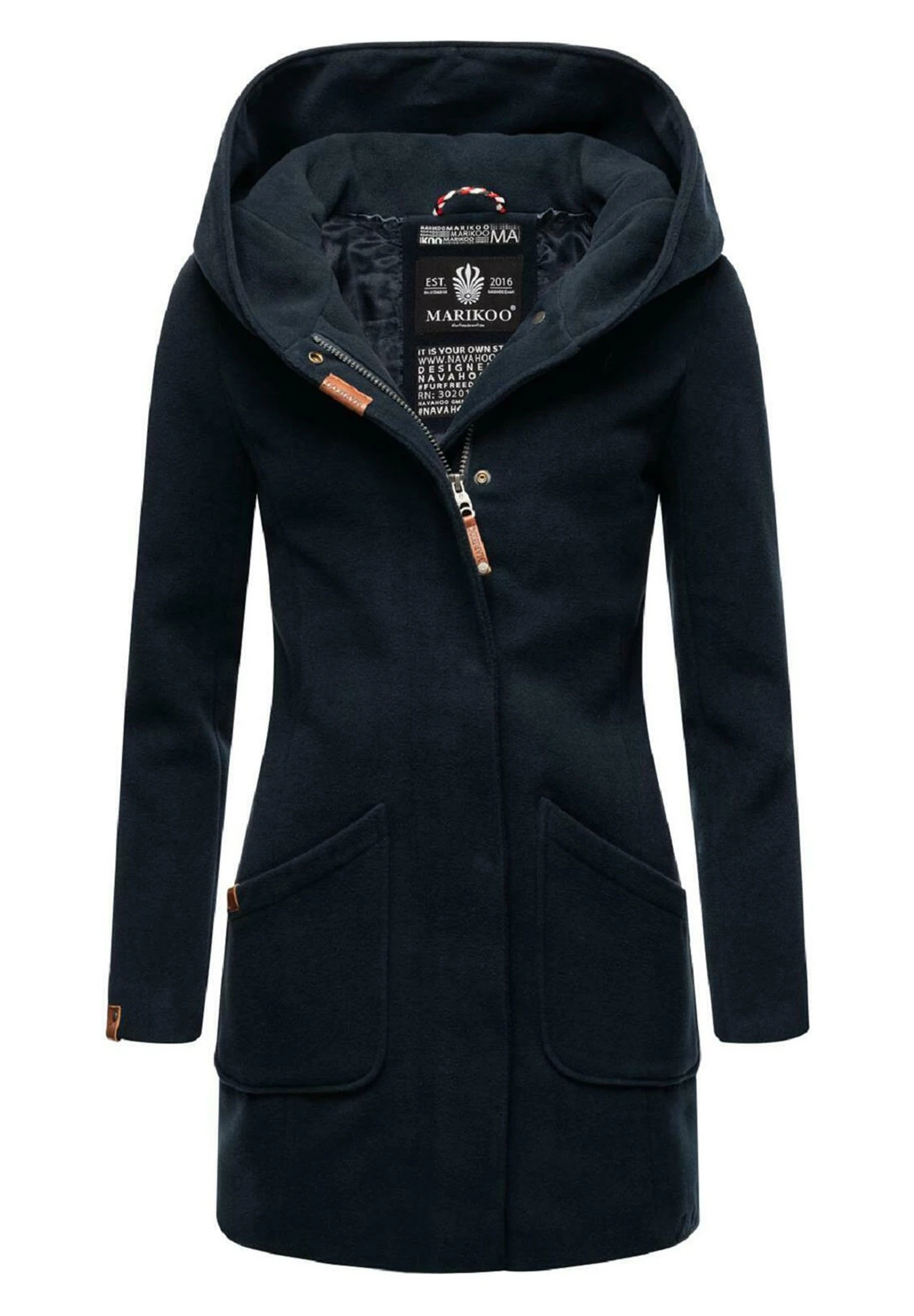 Marikoo Abrigo De Invierno - Dark Navy 7 Marikoo Abrigo De Invierno - Dark Navy - Imagen 5