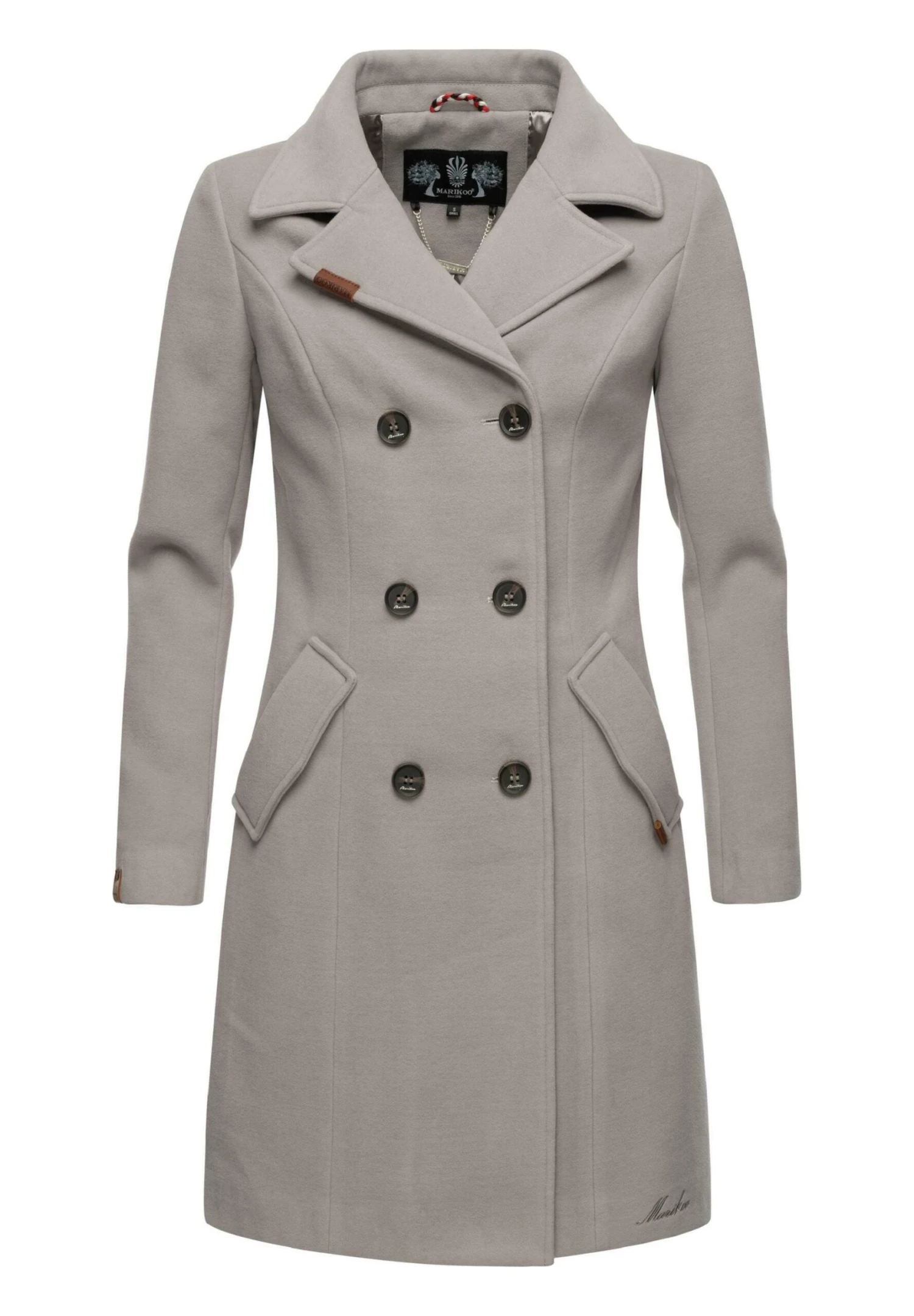 Marikoo Nanakoo - Abrigo Clásico - Zinc Grey 3 Marikoo Nanakoo - Abrigo Clásico - Zinc Grey